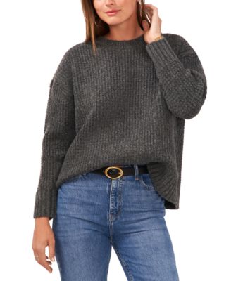 Vince Camuto Women's Drop-Shoulder Short-Sleeve Sweater