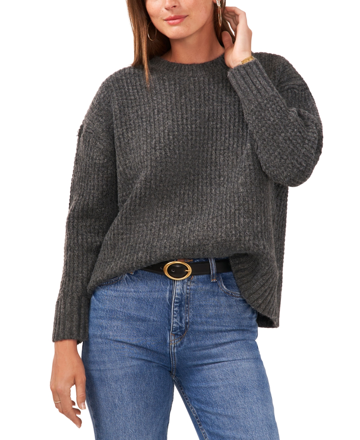 Vince camuto grey store sweater
