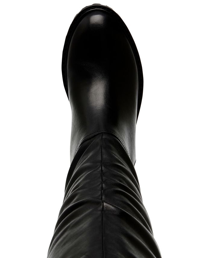 Steve Madden Women's Lorayle Lug-Sole Slouch Tall Boots - Macy's