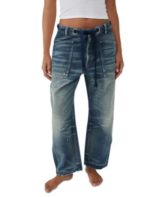 Women's Moxie Cotton Low-Slung Barrel Jeans 