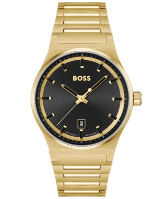 Hugo Boss Candor Automatic Grey Dial Rose Gold Steel Strap Watch for Men - 1514185