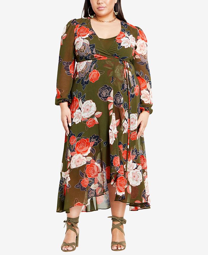 CITY CHIC Trendy Plus Size Sadie Maxi Dress Macy s