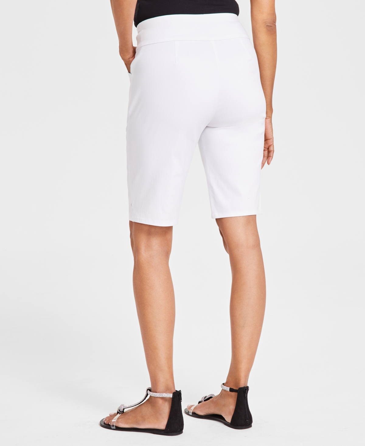 Inc International Concepts Women's Mid Rise Pull-on Bermuda Shorts, Created For Macy's