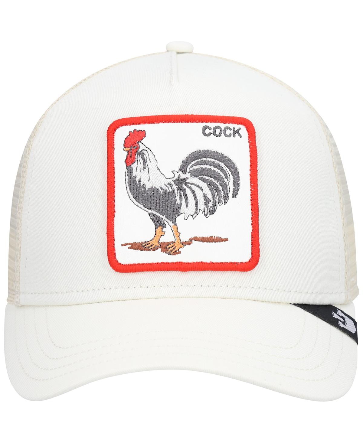 Shop Goorin Bros Men's . White The Rooster Trucker Snapback Hat