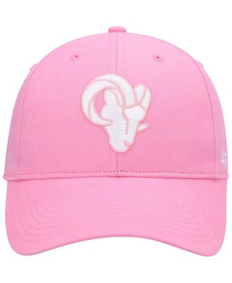 Big Girls Pink Los Angeles Rams Rose MVP Adjustable Hat