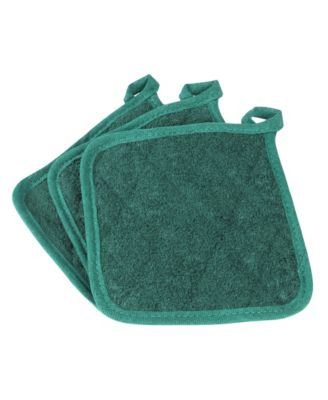 Arkwright Terry Cotton Pot Holders - (Pack of 12) Restaurants, Kitchen Hot Pad Potholder Set, Heat Resistant Coaster for Cooking and Baking, 7 x 7 in