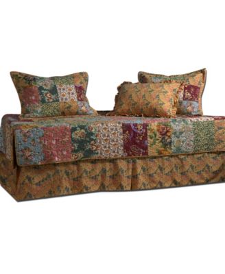 Antique Chic Cotton Authentic Patchwork 5 Piece Set, Daybed