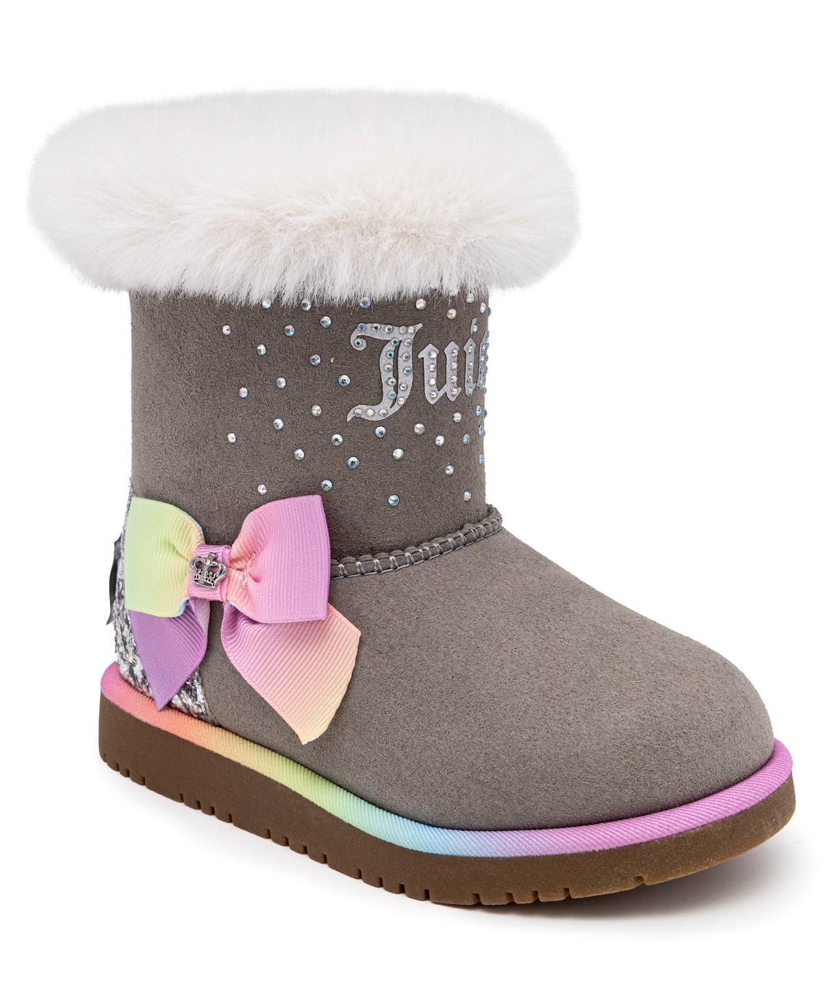 Juicy Couture Big Girls Lil Coronado 2 Cold Weather Boots In Gray