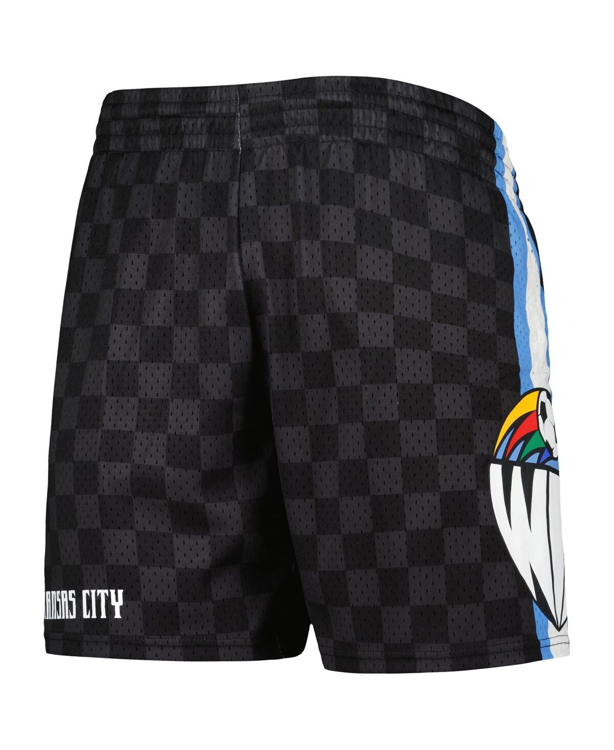 Mitchell & Ness Men's  Black Sporting Kansas City City Mesh Shorts In Black