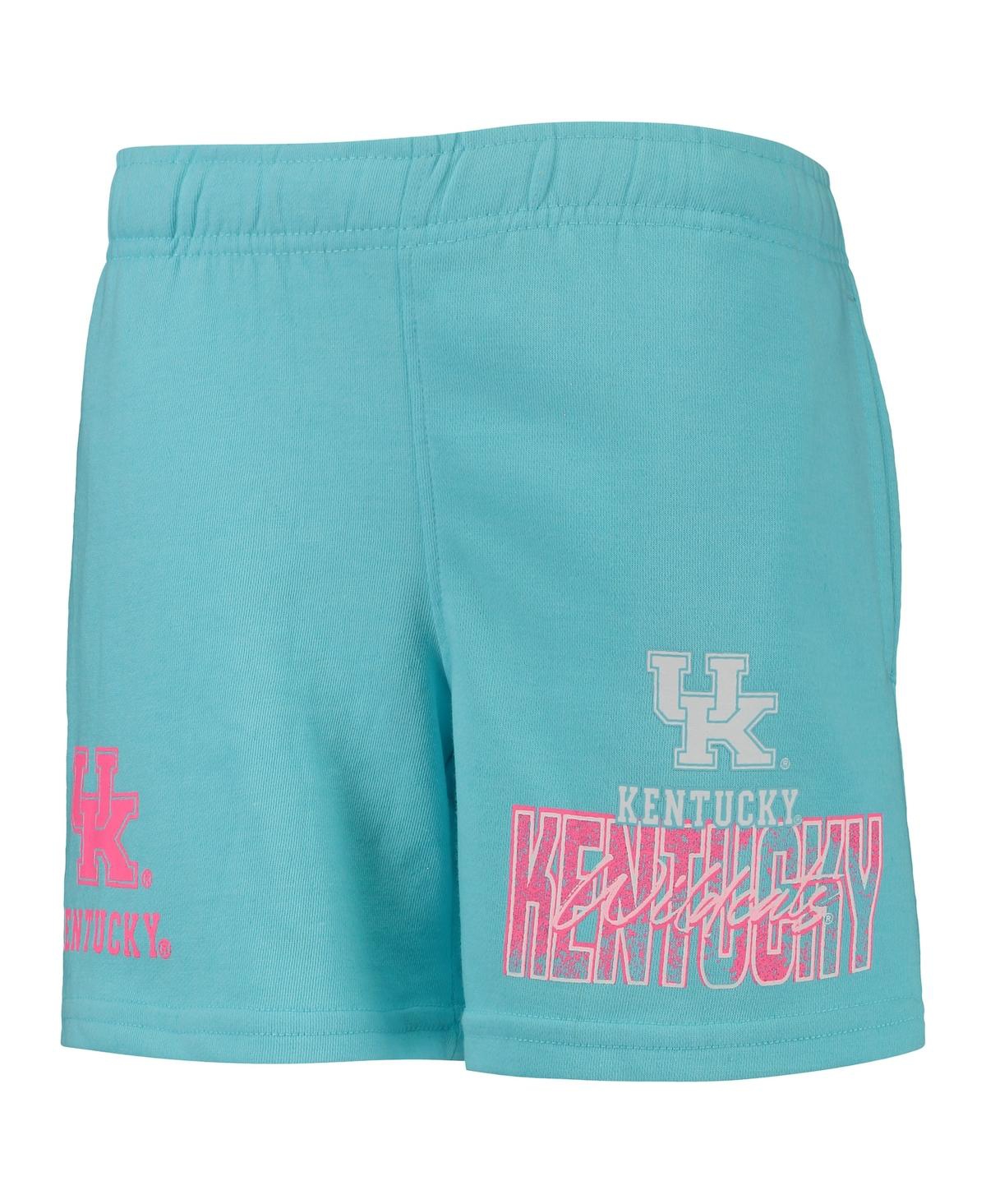 Shop Outerstuff Big Boys Aqua Kentucky Wildcats Super Fresh Neon Daze Shorts