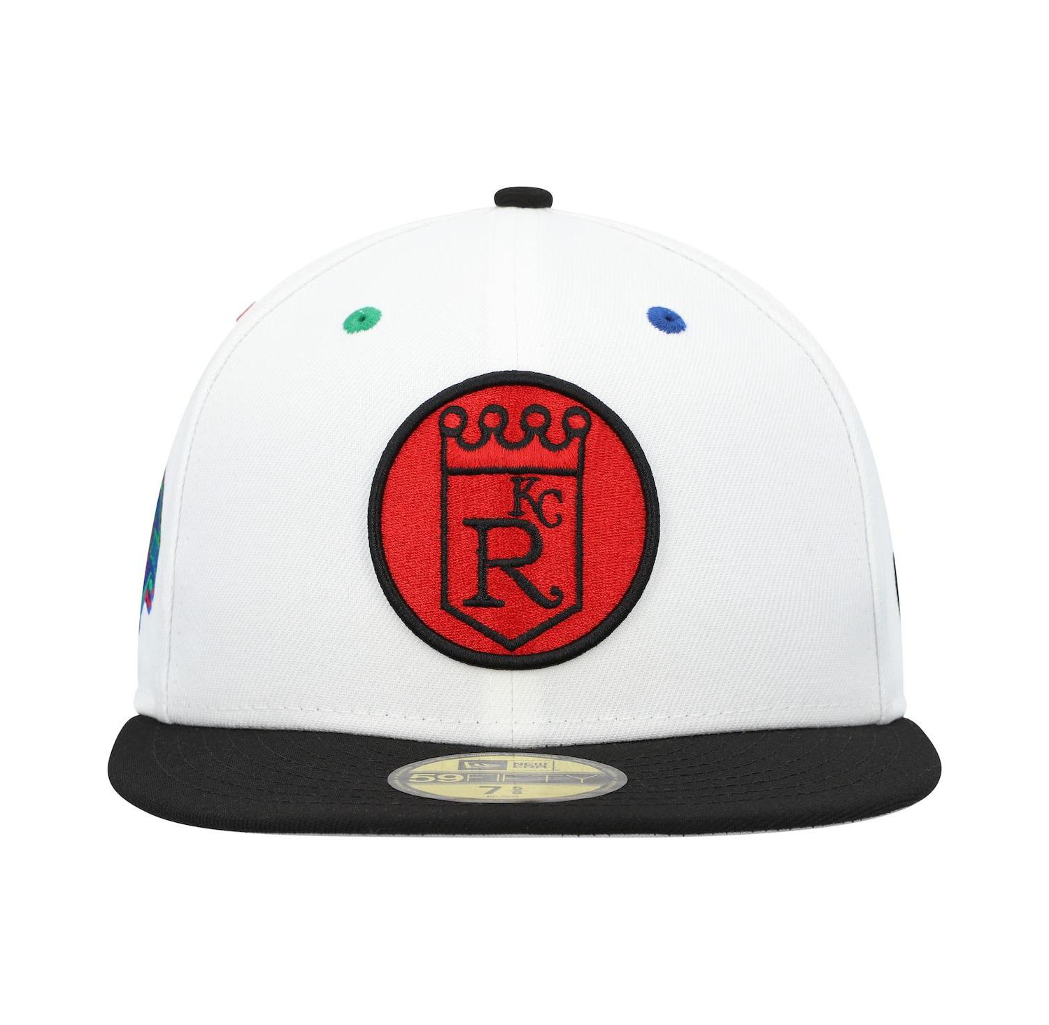 Men's White, Black Kansas City Royals Primary Eye 59FIFTY Fitted Hat