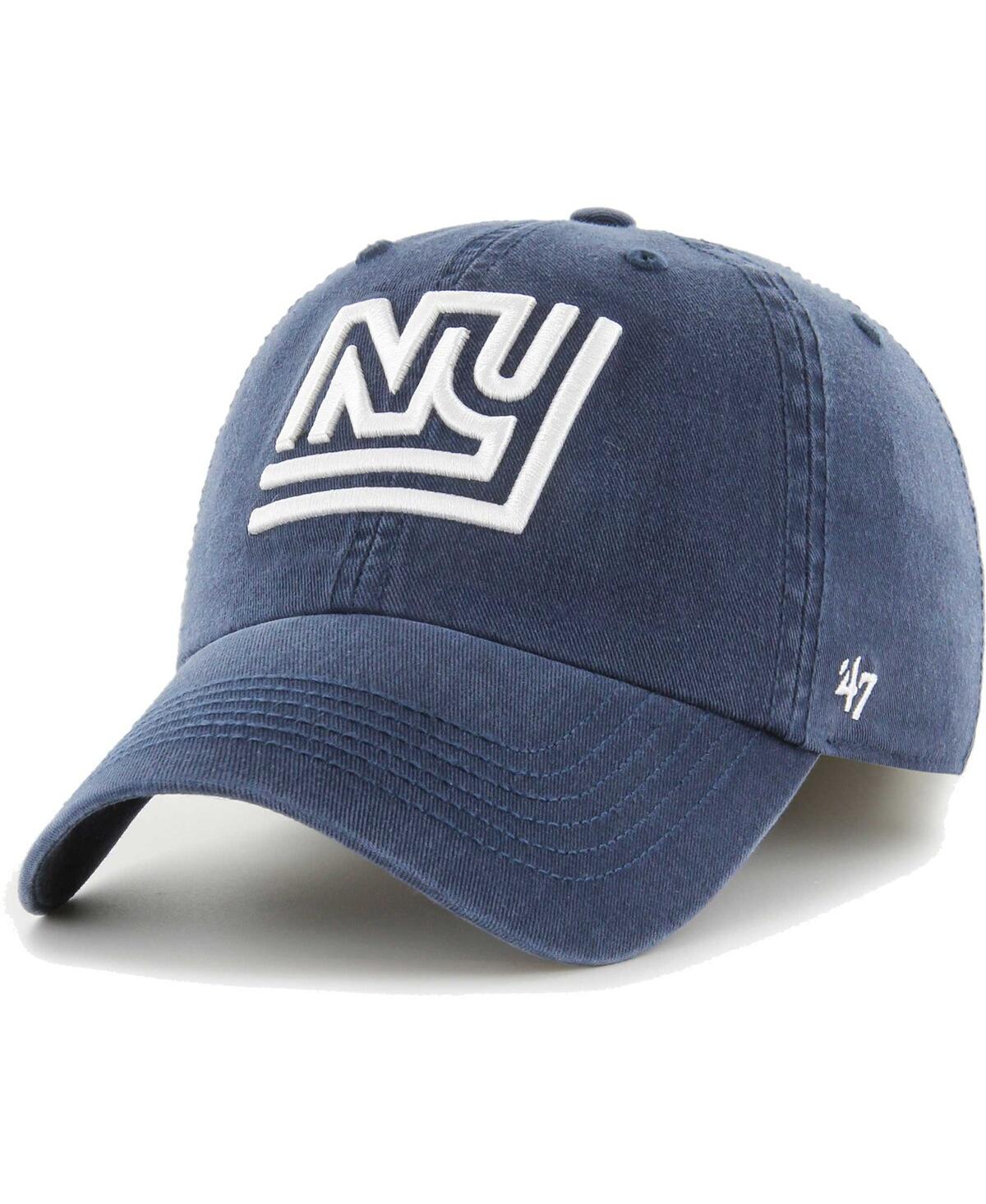 Men's '47 BrandNew York Giants Gridiron Classics Franchise Legacy Fitted Hat - Navy