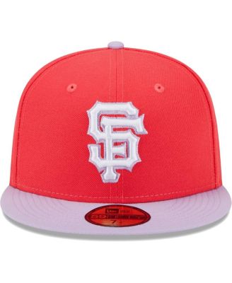 Men's Red, Lavender San Francisco Giants Spring Color Two-Tone 59FIFTY Fitted Hat