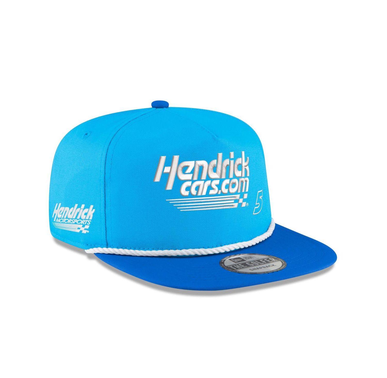 Men's Light Blue, Royal Kyle Larson Hendrickca Golfer Snapback Hat