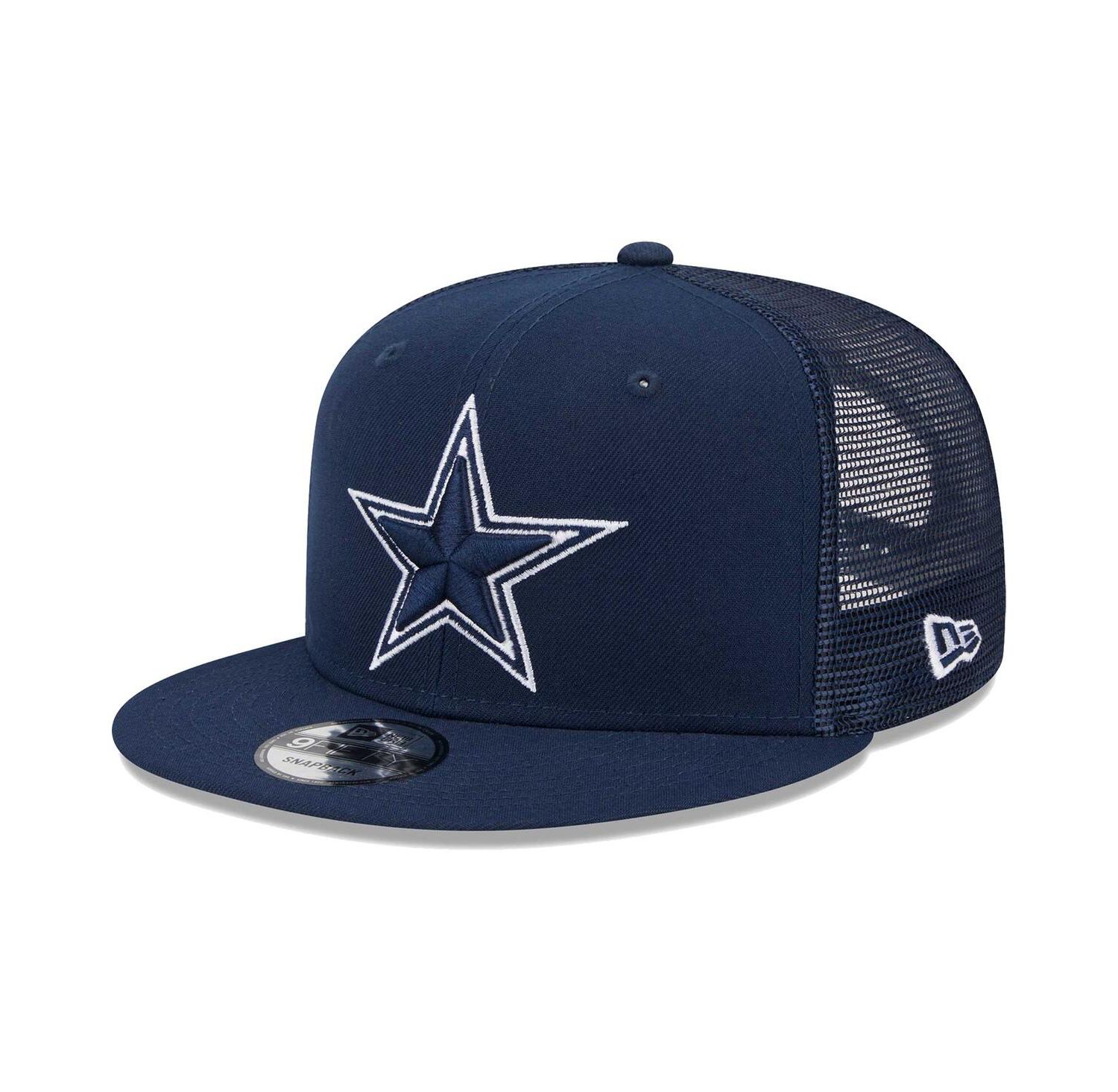 Men's Navy Dallas Cowboys Main Trucker 9FIFTY Snapback Hat