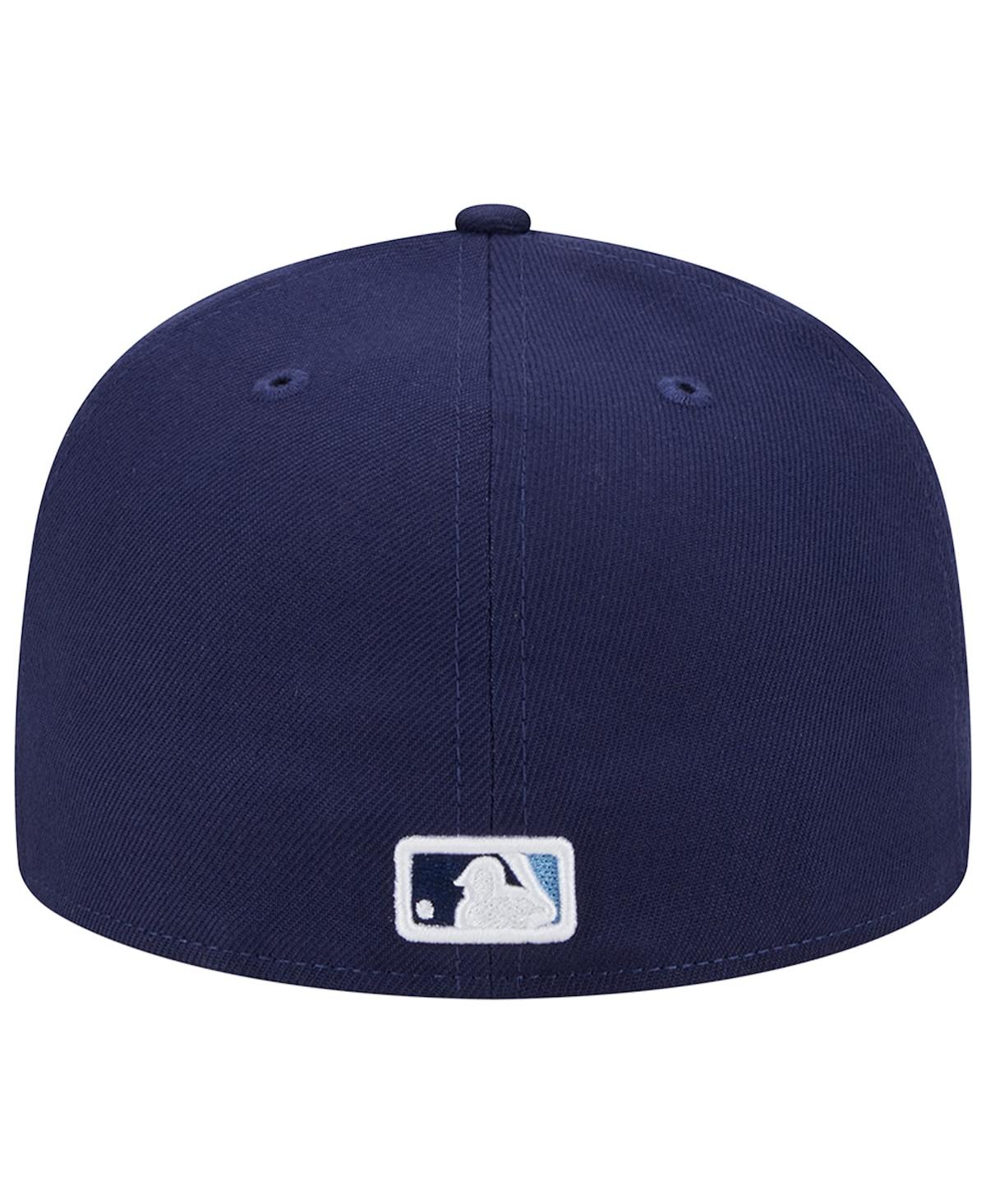 NEW ERA MEN'S NEW ERA NAVY TAMPA BAY RAYS 2020 WORLD SERIES TEAM COLOR 59FIFTY FITTED HAT 