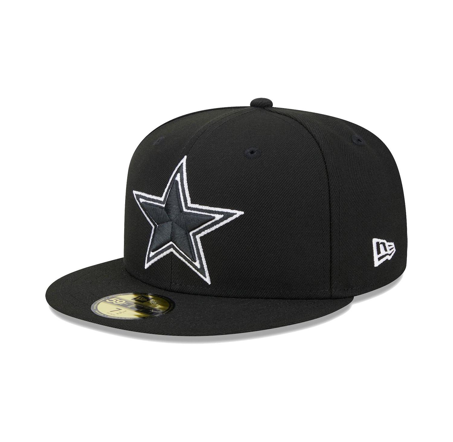 Men's Black Dallas Cowboys Main Patch 59FIFTY Fitted Hat