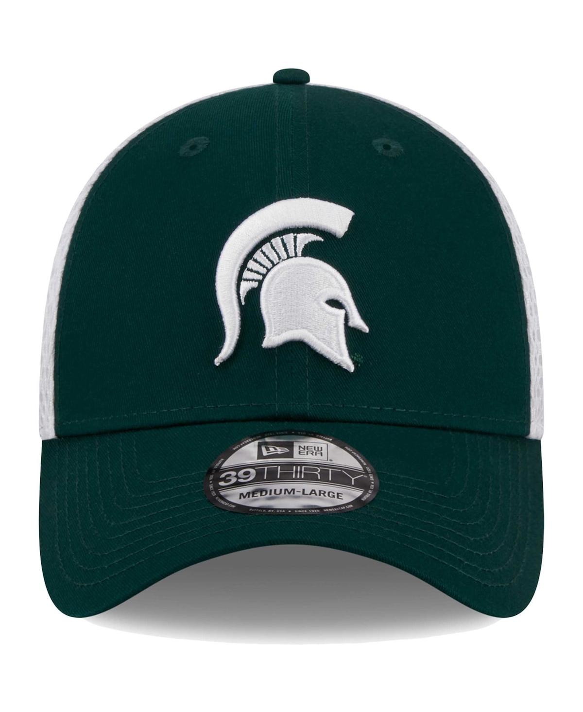 New Era Men's  Green Michigan State Spartans Evergreen Neo 39thirty Flex Hat In Green
