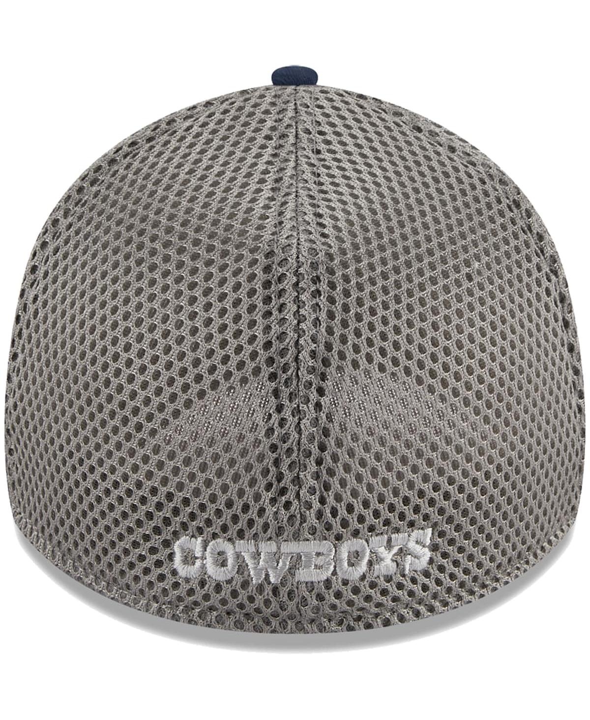 New Era Men's  Navy, Graphite Dallas Cowboys Retro Joe Main Neo 39thirty Flex Hat In Navy,graphite