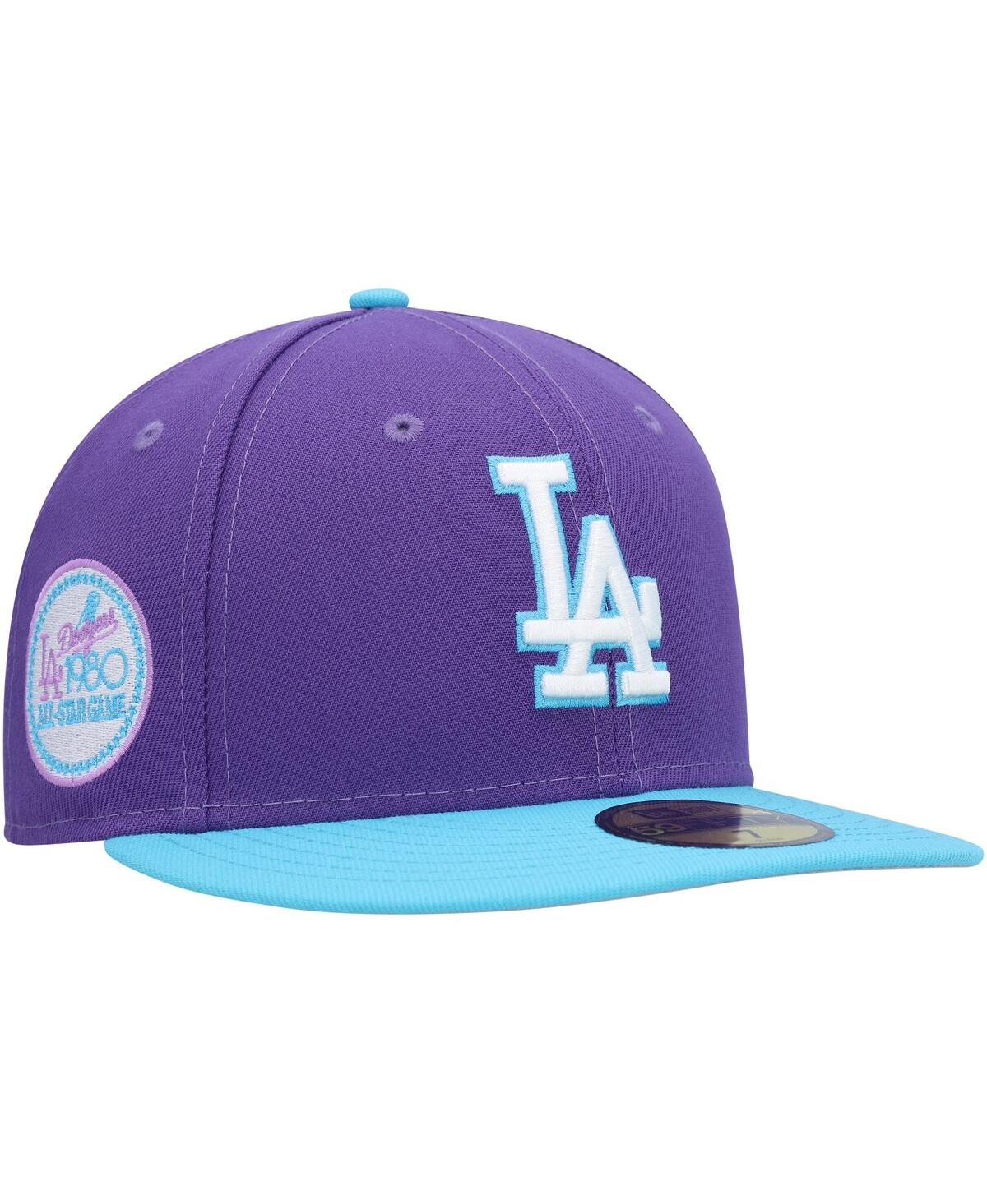 Men's New EraLos Angeles Dodgers Vice 59FIFTY Fitted Hat - Purple