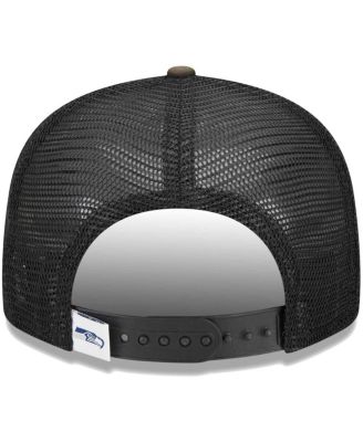 Big Boys and Girls Camo Seattle Seahawks Main Trucker 9FIFTY Snapback Hat