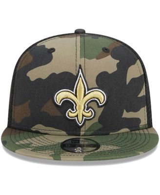 Big Boys and Girls Camo New Orleans Saints Main Trucker 9FIFTY Snapback Hat