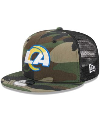 Big Boys and Girls Camo Los Angeles Rams Main Trucker 9FIFTY Snapback Hat