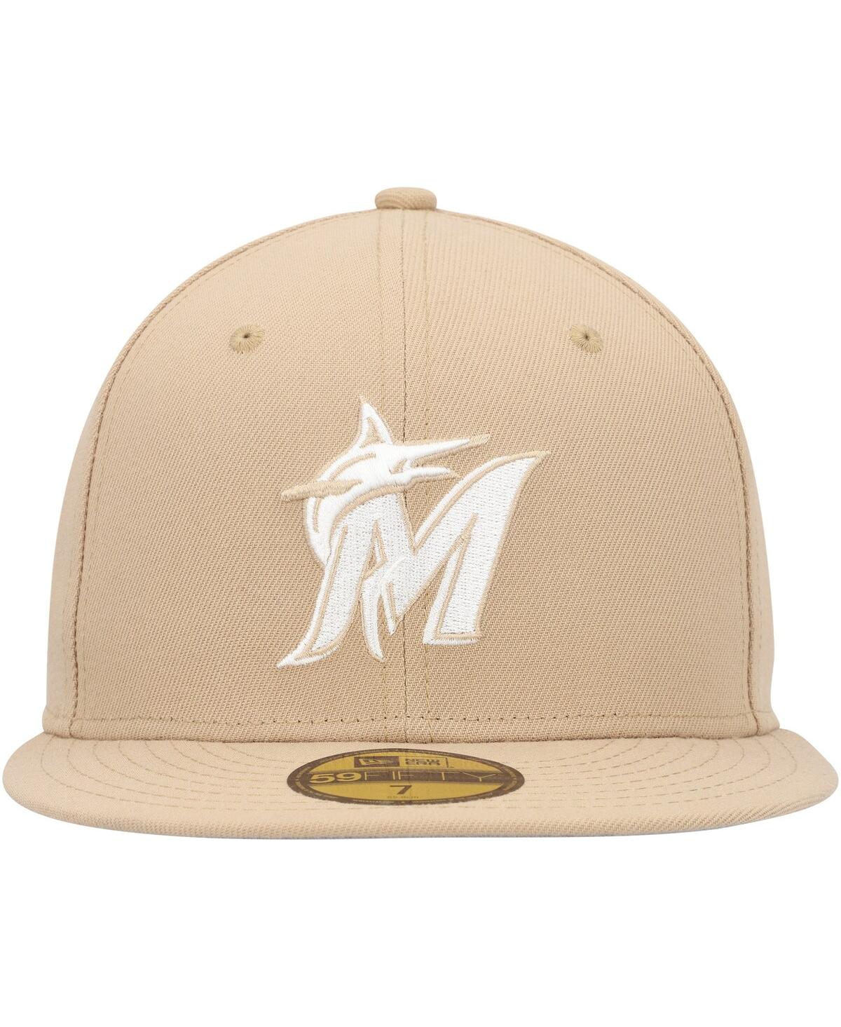 Men's New Era Red Miami Marlins 2023 Spring Color Basic 59FIFTY Fitted Hat