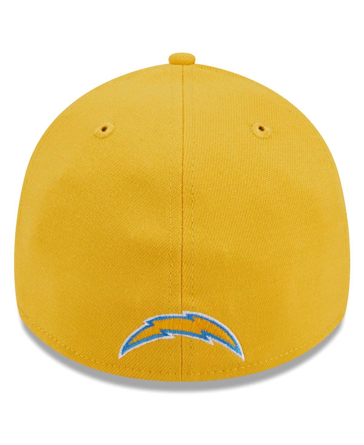 Shop New Era Men's  Gold Los Angeles Chargers City Originals 39thirty Flex Hat