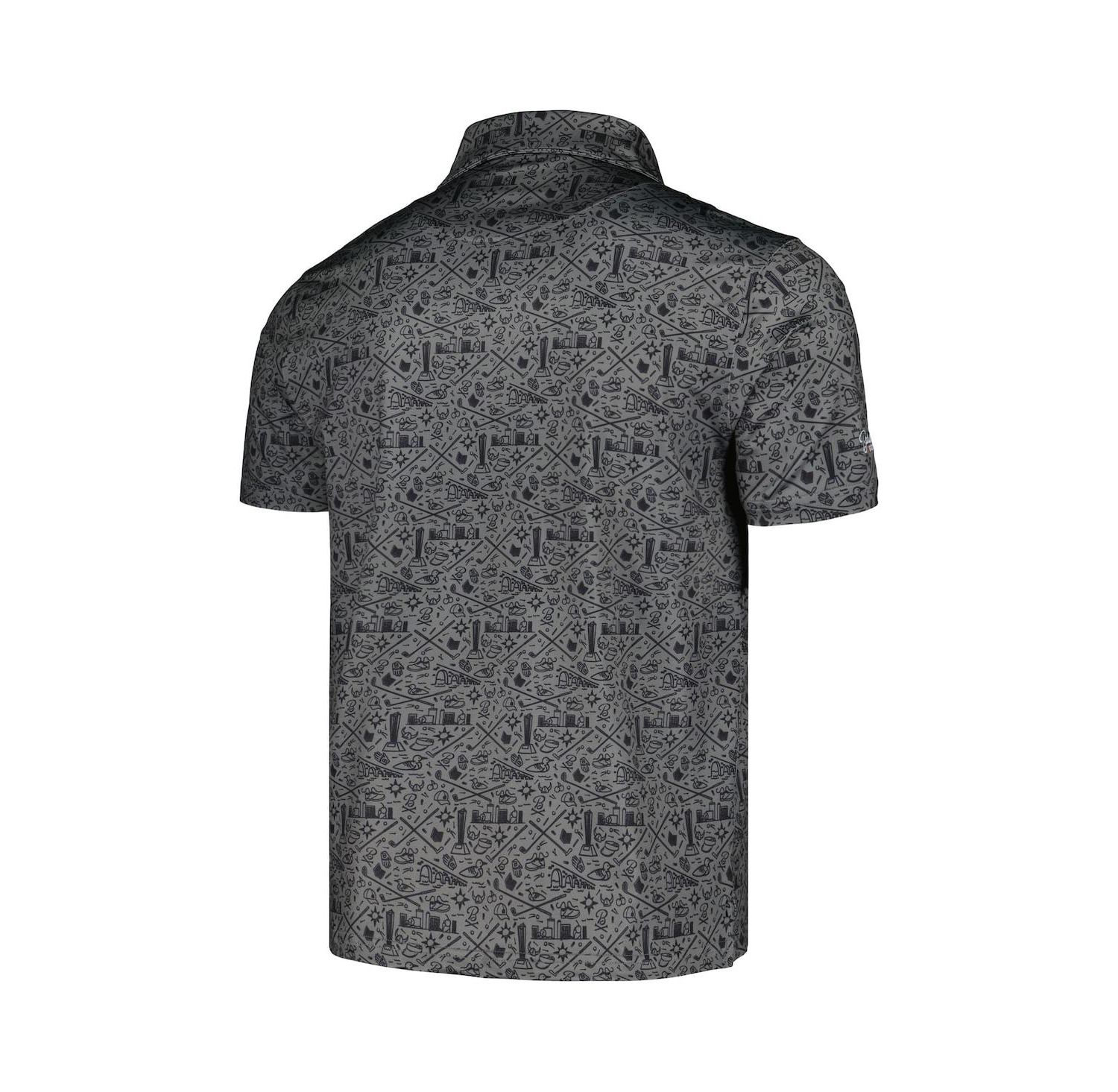 Men's Black 3M Open Polo Shirt
