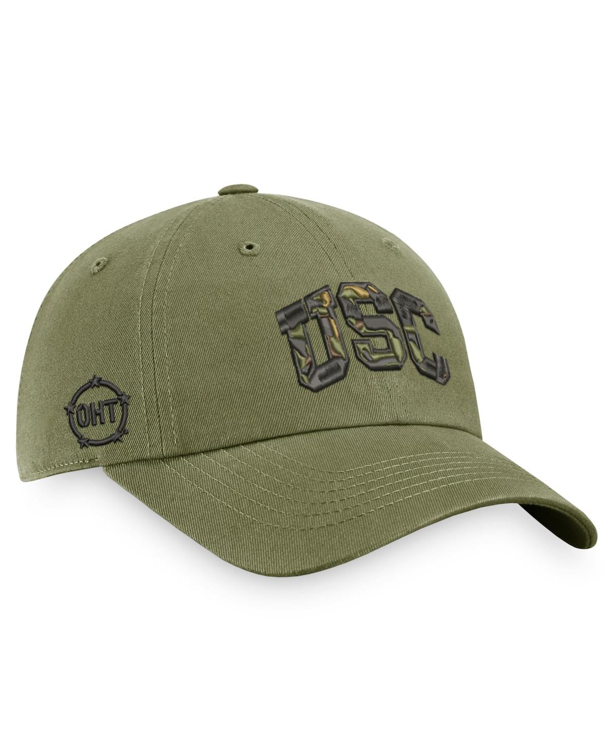 Shop Top Of The World Men's  Olive Usc Trojans Oht Military-inspired Appreciation Unit Adjustable Hat