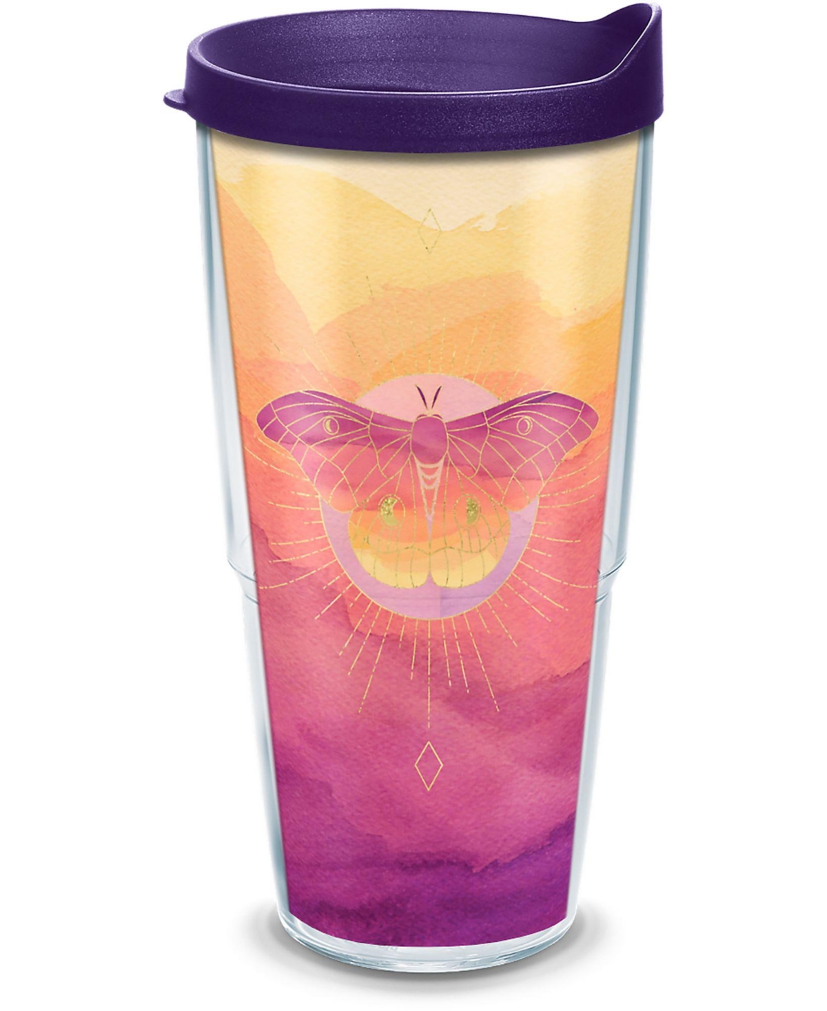 Tervis Tumbler Tervis Moth Made In Usa Double Walled Insulated Tumbler Travel Cup Keeps Drinks Cold & Hot, 24oz, Cl In Open Miscellaneous