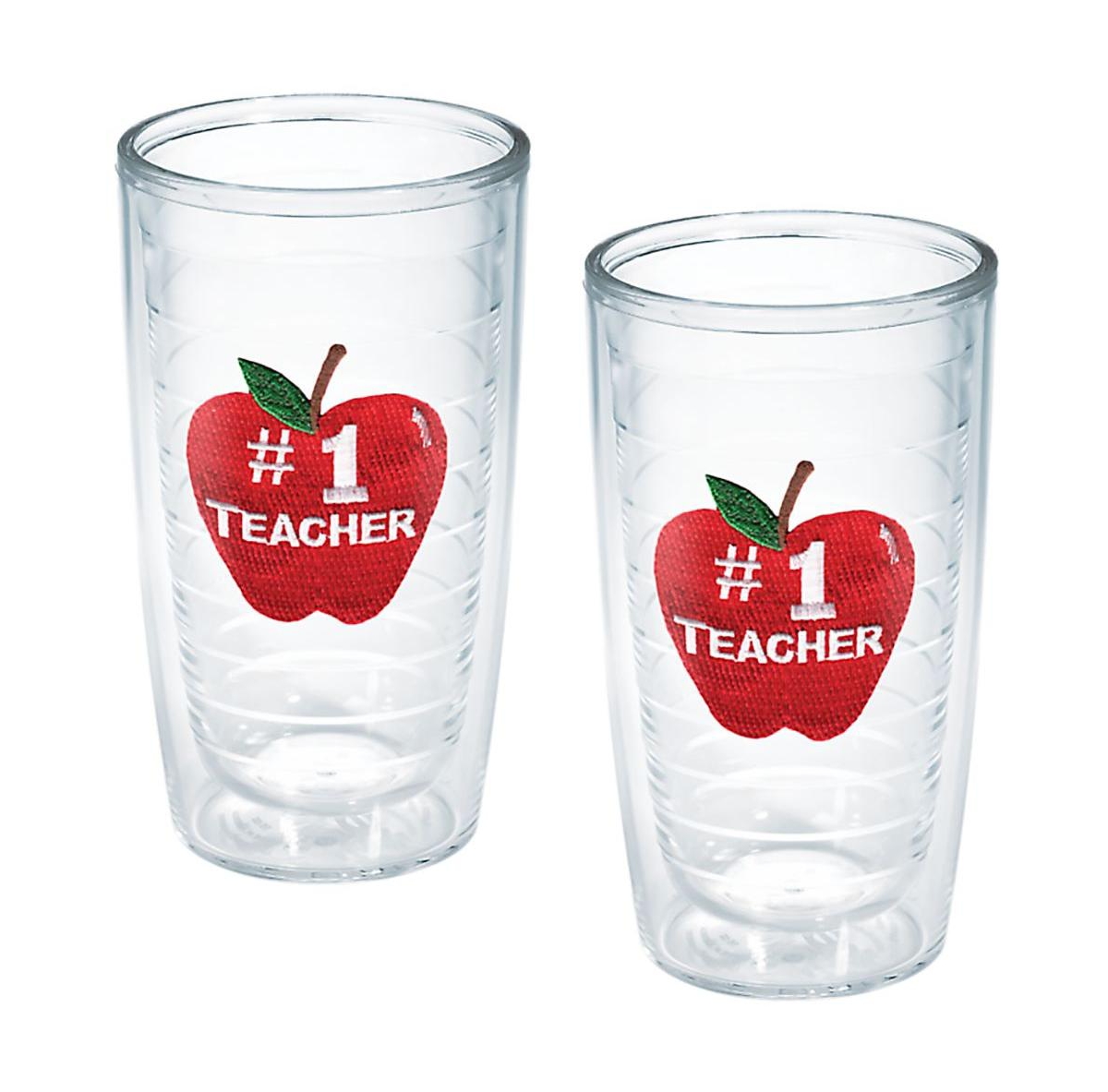 Tervis Tumbler Tervis #1 Teacher Apple Made In Usa Double Walled Insulated Tumbler Cup Keeps Drinks Cold & Hot, 16o In Open Miscellaneous