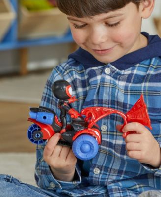 Marvel Miles Morales- Spider-Man Techno Racer Set