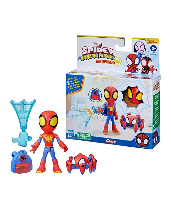Spider-fans, start your web-spinning with an exclusive sneak peek at  Hasbro's new 'Spidey and His Amazing Friends' toys