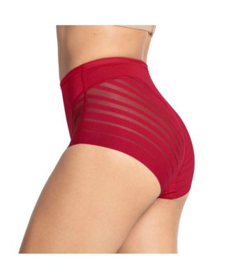 Women's Lace Stripe Undetectable Classic Shaper Panty 012903