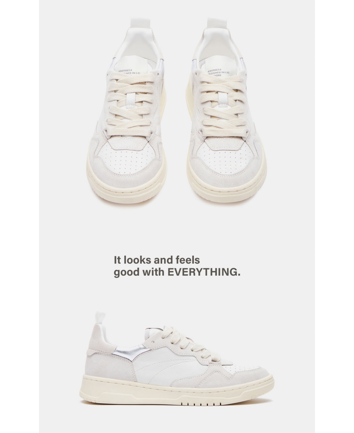 Steve Madden Women's Everlie Platform Lace-Up Court Sneakers