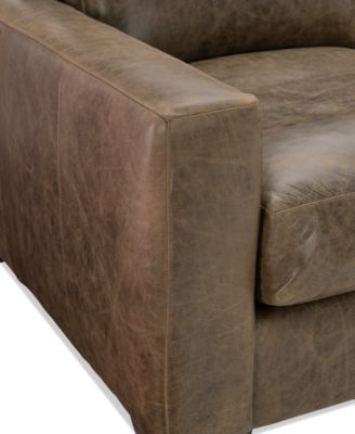 Dawkins 94" Leather Sofa, Created for Macy's