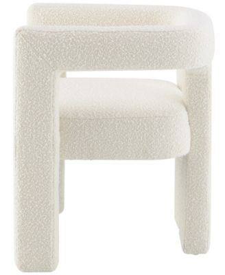 Mandy 28" Boucle Fabric Dining Chair