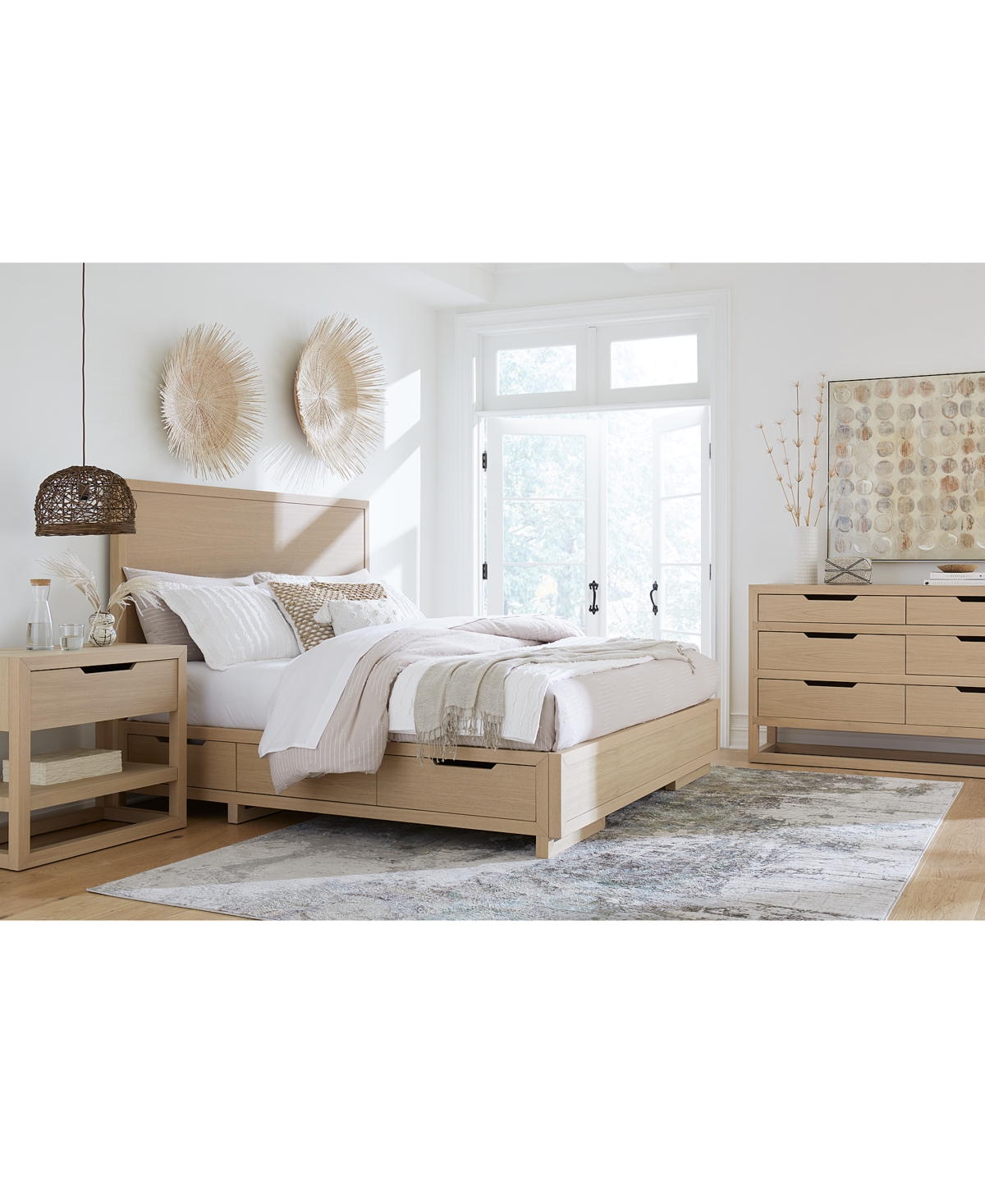 Shop Drexel Atwell 3pc Bedroom Set (king Storage Bed + Dresser + Nightstand) In No Color