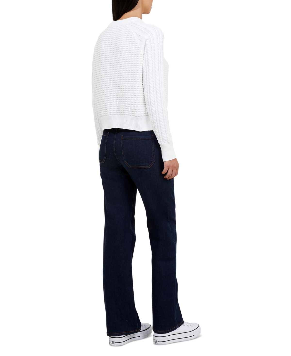 French Connection Women's Mozart Popcorn Cotton Sweater