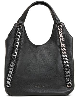 KARL LAGERFELD PARIS - Gaelle Large Leather Tote