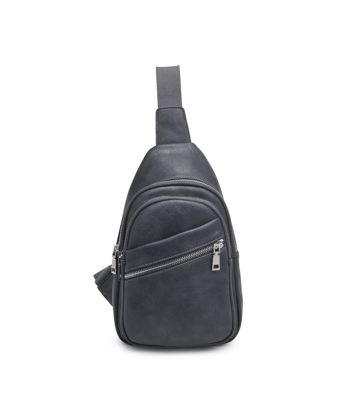 Urban Expressions Zephyr Sling Backpack In Charcoal