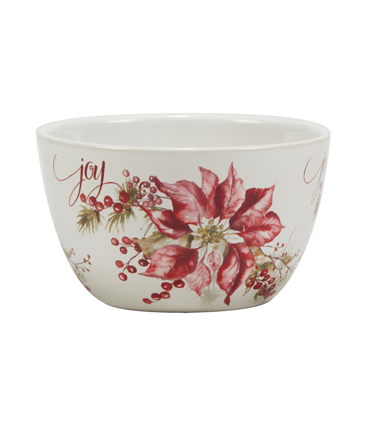 Certified International Winters Joy Ice Cream Bowls Set of 4