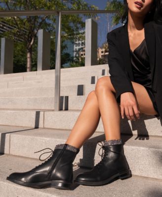 Women's Natara Lace Up Combat Booties