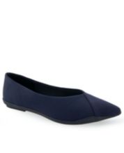 Macys navy flats online