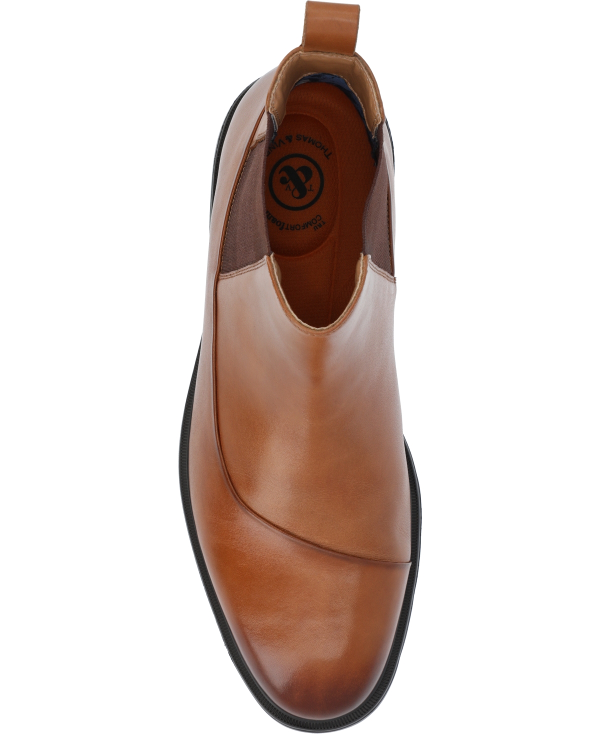 Thomas & Vine Men's Hanford Tru Comfort Foam Plain Toe Chelsea Boots