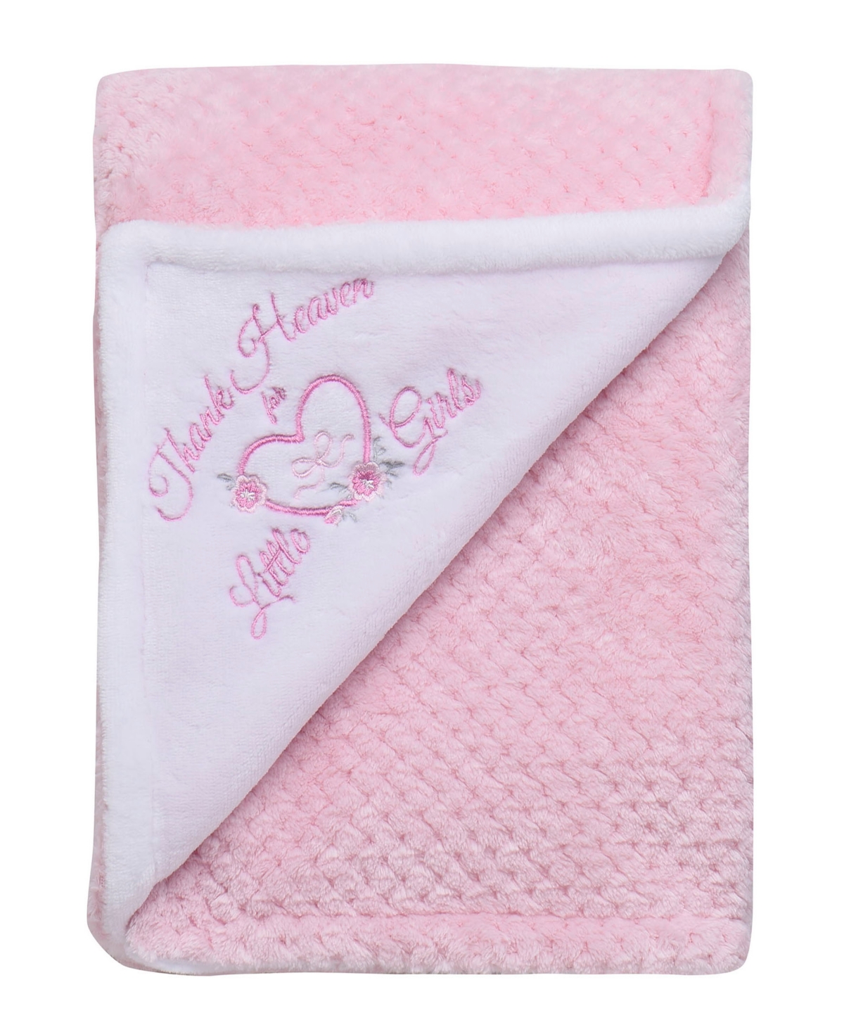Little Me Baby Boys Or Baby Girls Newborn Embroidered Blanket In Pink