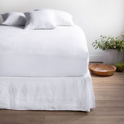100% French Linen Bedskirt - Queen