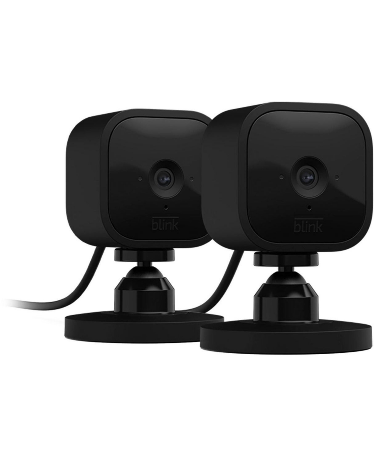 Amazon Blink Mini Indoor 1080p Wi-fi Security Camera (2-pack) In Black